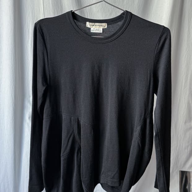 Comme des Garcons 에시메트릭 롱슬리브