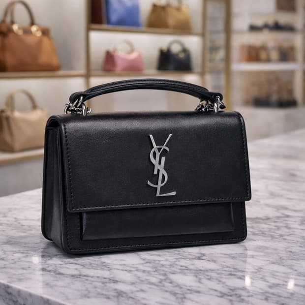 [S급] 생로랑 선셋백 미니 은장 숄더백 판매합니다!!!