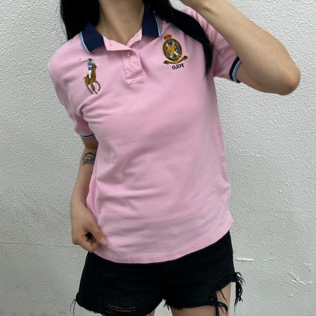 폴로 랄프로렌 치프키프 딸기맛 pk반팔 L