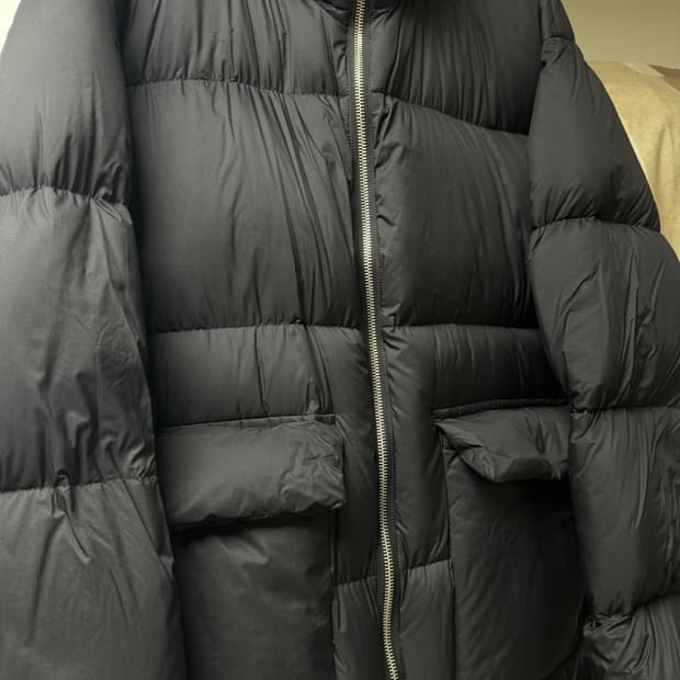 오라리 23aw 패딩 블랙 5사이즈