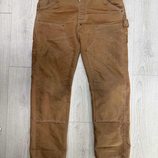 RRL 엔지니어 핏 디스트레스드 카펜터 34/30