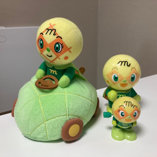 호빵맨 메론빵소녀 피규어 인형