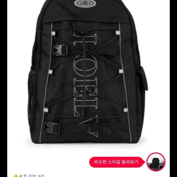 백팩2개 (로엘브, 나이키)