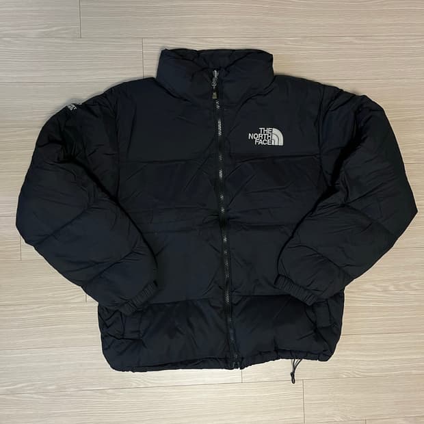 노스페이스 눕시 한정판 패딩 블랙 M