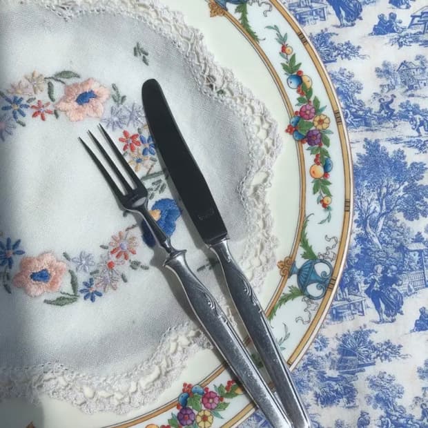 독일 빈티지 실버90 디저트 커트러리세트