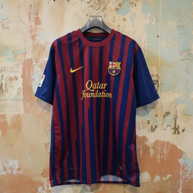 나이키 바르셀로나 11-12 시즌 홈 저지 유니폼 XL