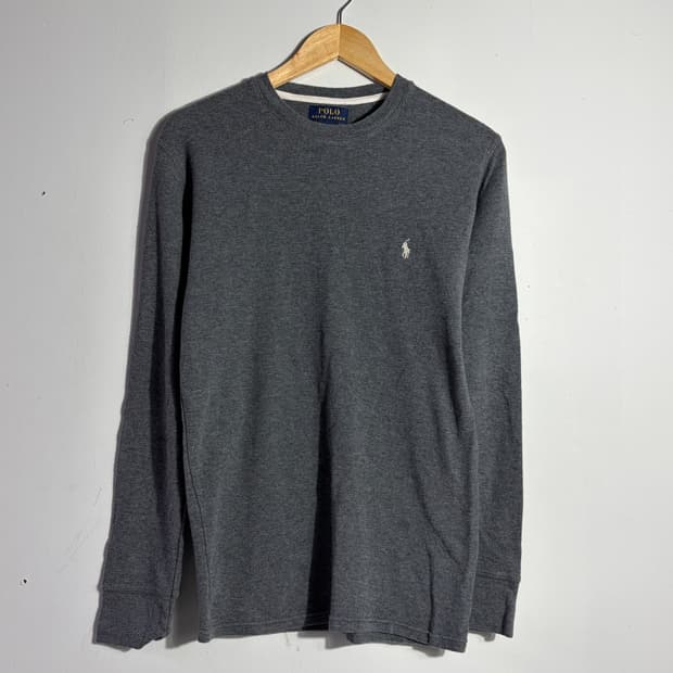 폴로 그레이 와플 롱슬리브 (무료배송)