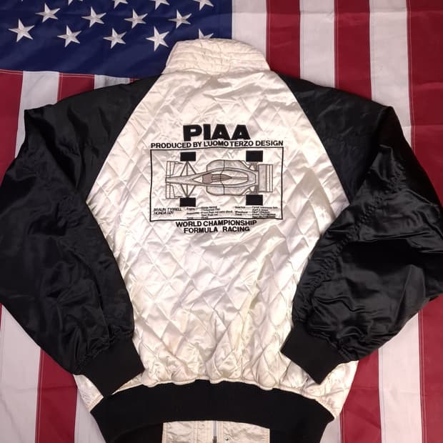 오리지날 80's 일본판 PIAA 모터스포츠 레이싱 자켓