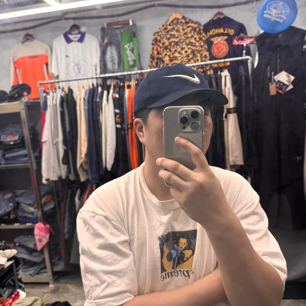 90s made in korea nike old cap 올드나이키