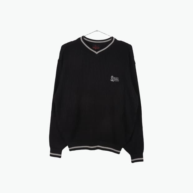 M) SANTAFE 브이넥 니트