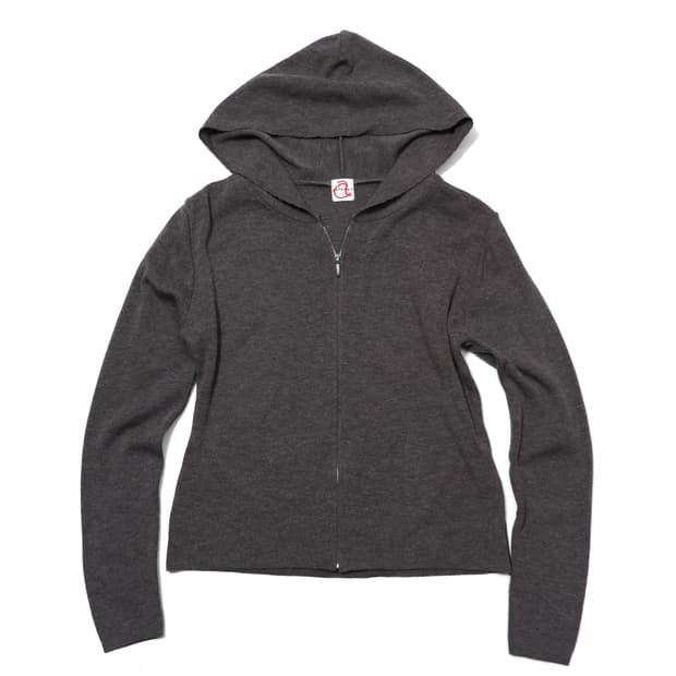 anforme JP MADE 니트 후드 집업 women M