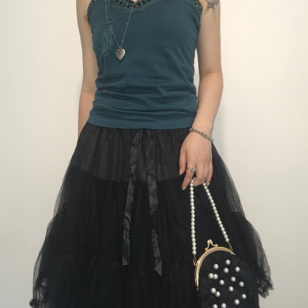 Jpn vintage Black Tutu skirt