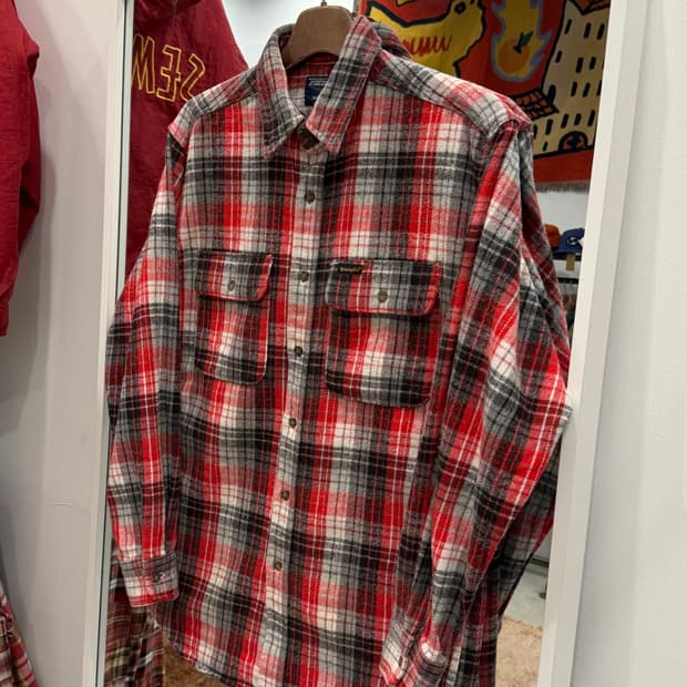 Wrangler 랭글러 플란넬 체크 셔츠