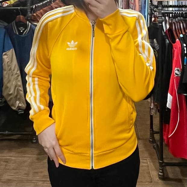 [HI] 아디다스 집업 옐로우