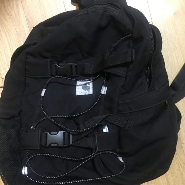 칼하트 킥플립 리플렉티브 백팩 블랙