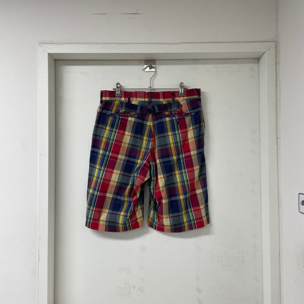 폴로 랄프로렌 체크 반바지 30