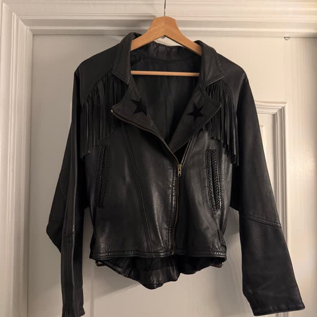 리얼레더 빈티지 가죽 자켓