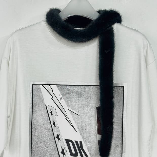 웅가로 ungaro 타이 밍크 머플러 [새상품]