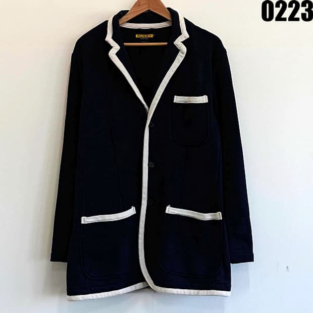 폴로 랄프로렌 RUGBY 라인 코튼 니트 자켓 L 0223