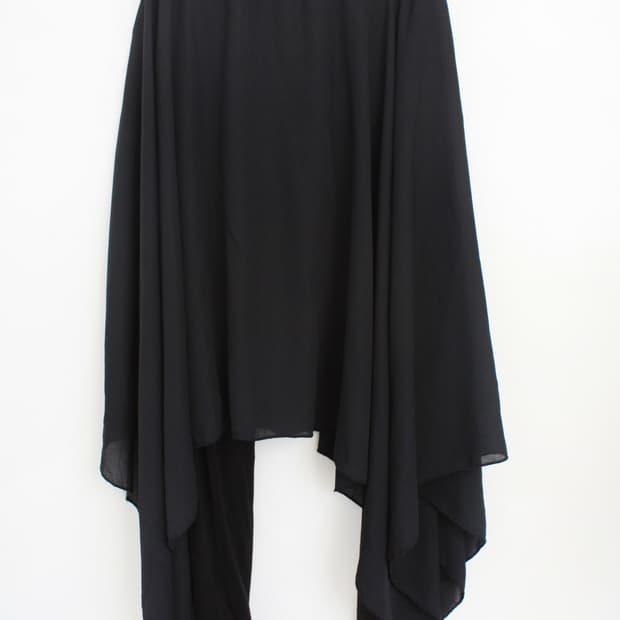 Asymmetrical Chiffon Skirt Pants