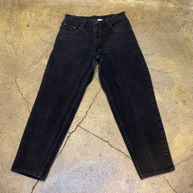 미국 빈티지 리바이스 560 루즈핏 블랙진 청바지