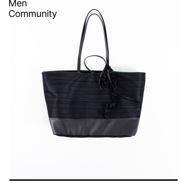 Pleats Shopper Bag
