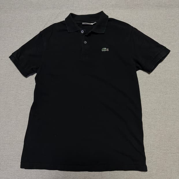 라코스테 로고 반팔 카라티