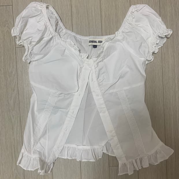 제너럴아이디어 반팔 블라우스