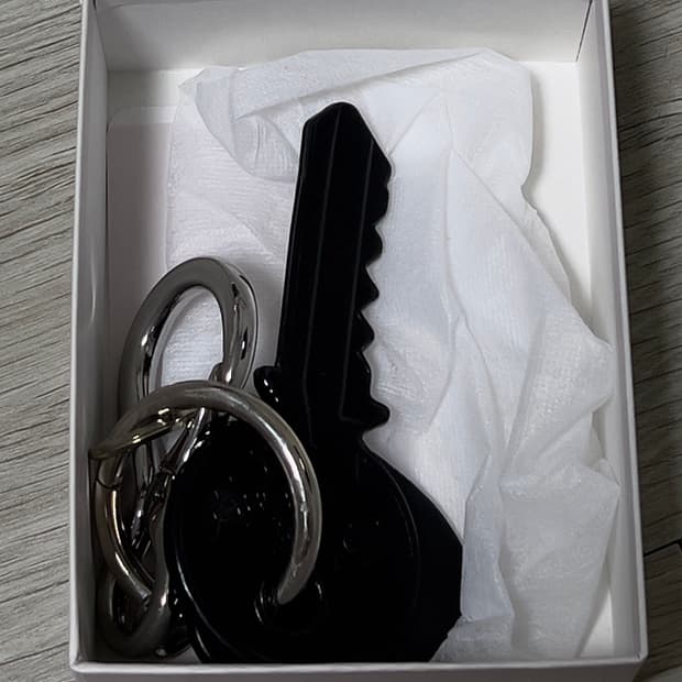 비비안웨스트 키링 가죽 키 하트