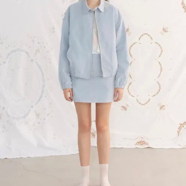 비아플레인 머피 블루종 자켓 단시간 1회착용 스몰