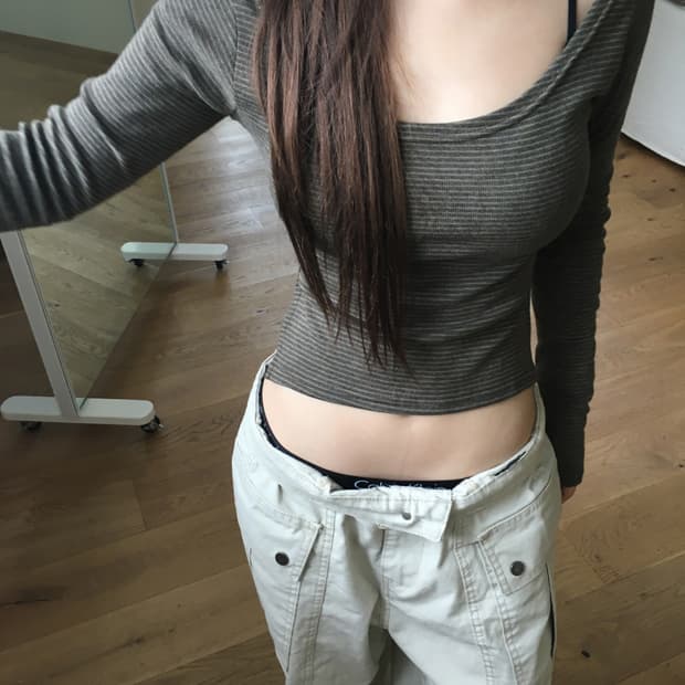 아워캐비넷 open tee 뒷태트임T (🤎)