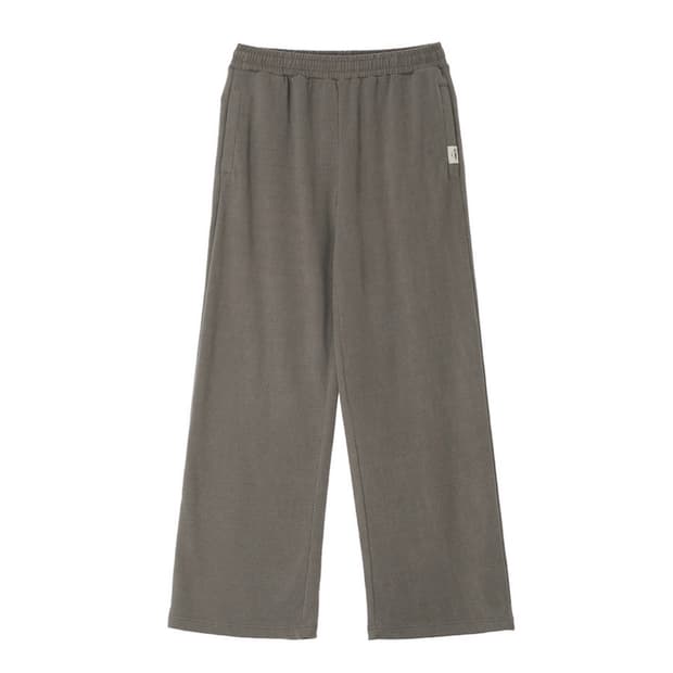 GLOWNY | G CLASSIC WAFFLE PANTS (ASH)