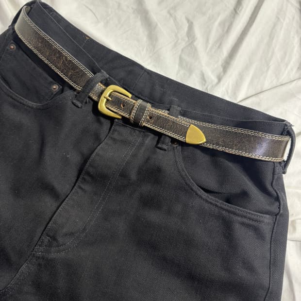 지오다노 웨스턴 레더 벨트