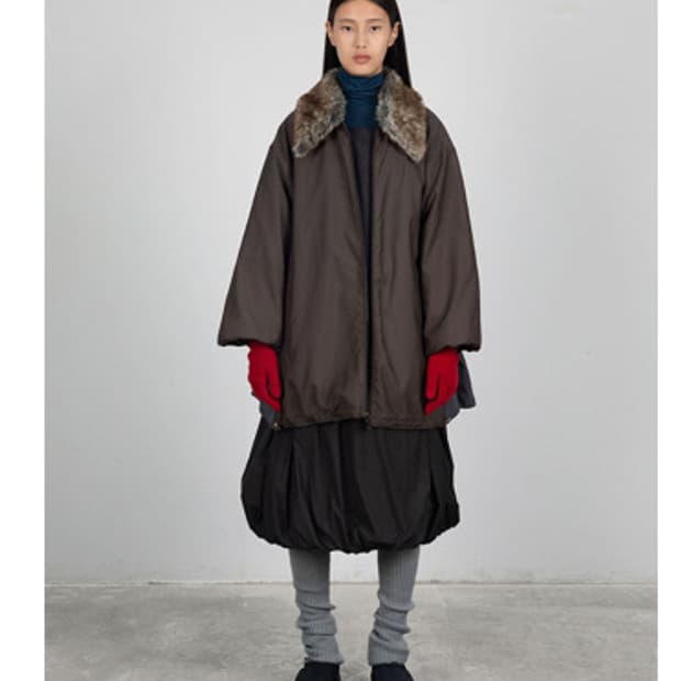 아모멘토 드레스 브라운 0 사이즈