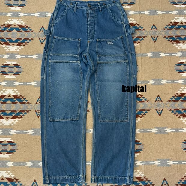 [2][M] 캐피탈 11.5온즈 데님 럼버 팬츠 인디고 (프로세싱)