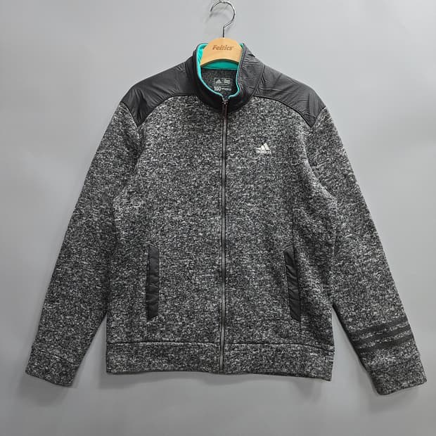 아디다스(adidas) 니트 후리스 플리스 집업 100