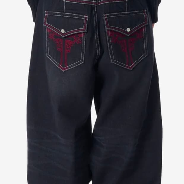아캄 CROS2 Washed Denim Pants