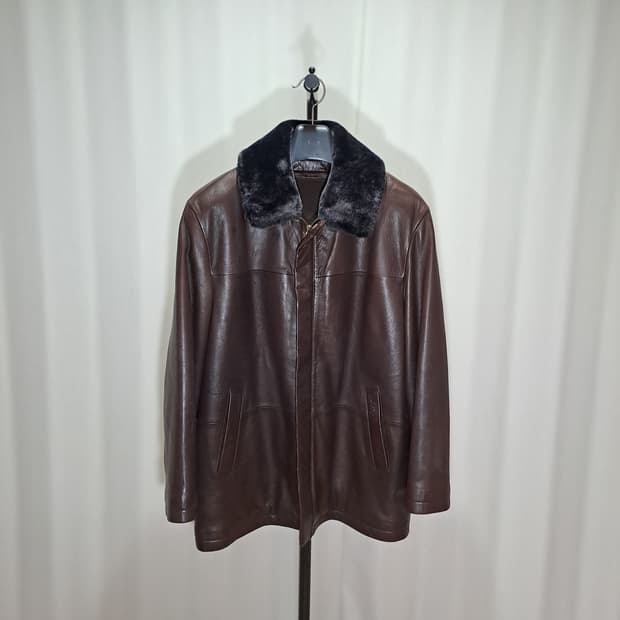 (택포) 입생로랑 양가죽 안감 탈부착 자켓 105 B753