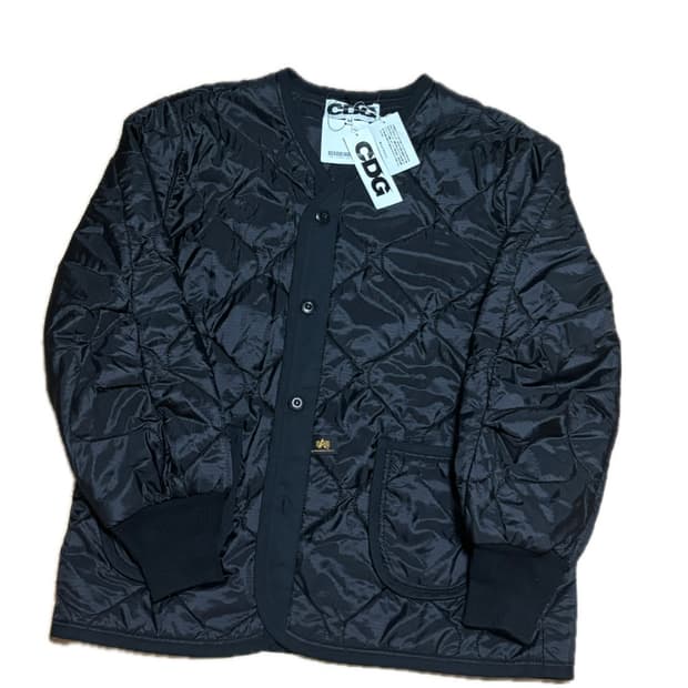 CDG × Alpha Industries Liner Jacket Blac