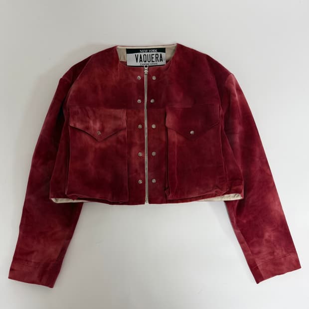 Vaquera 코듀로이 크롭자켓
