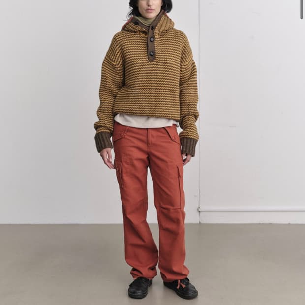 Colorcolour pocket pants (orange) 