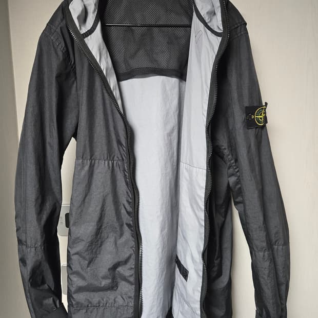 2XL)스톤 아일랜드 40523 멤브라나 3L TC 자켓 블랙