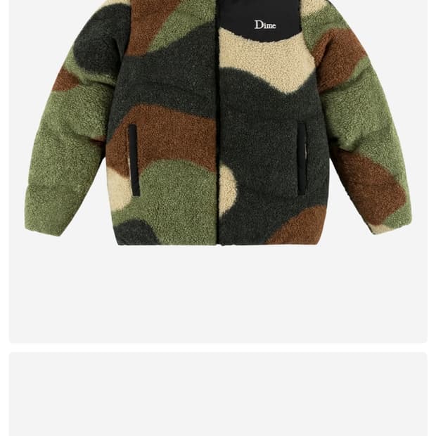 dime 셰르파 퍼프자켓