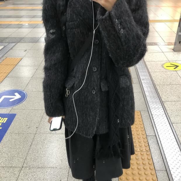 튜프티 모헤어 자켓 