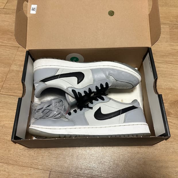 조던 1 로우 골프 울프 그레이 265