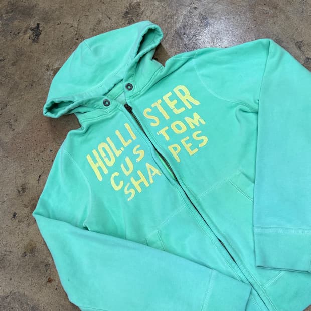 민트 홀리스터 후드집업