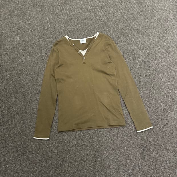 2)타케오 키쿠치 빈티지 여성 레이어드 롱슬리브