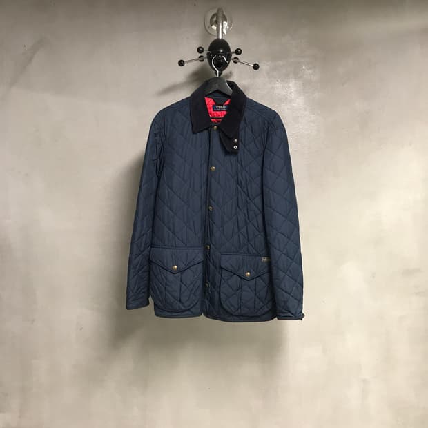 폴로 랄프로렌 퀄팅 자켓 네이비 S