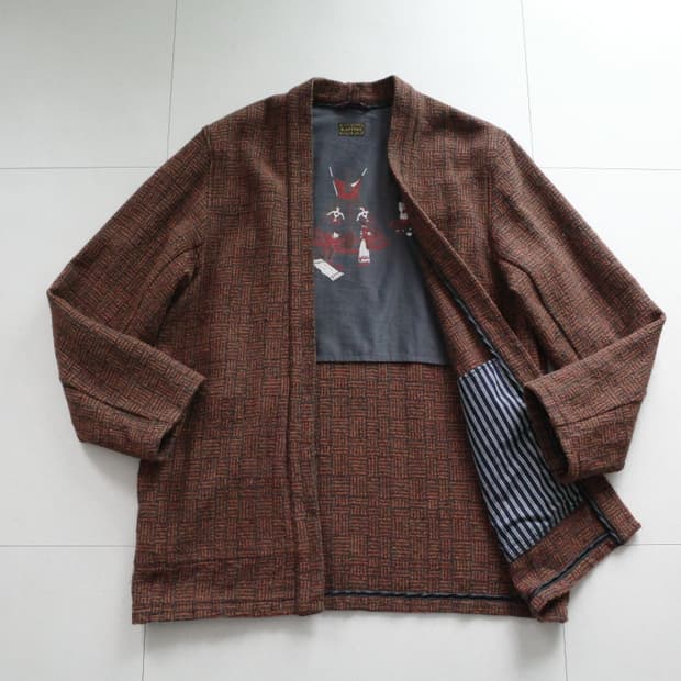 캐피탈 17FW 트위드 울 린넨 샤카 코트 XL사이즈