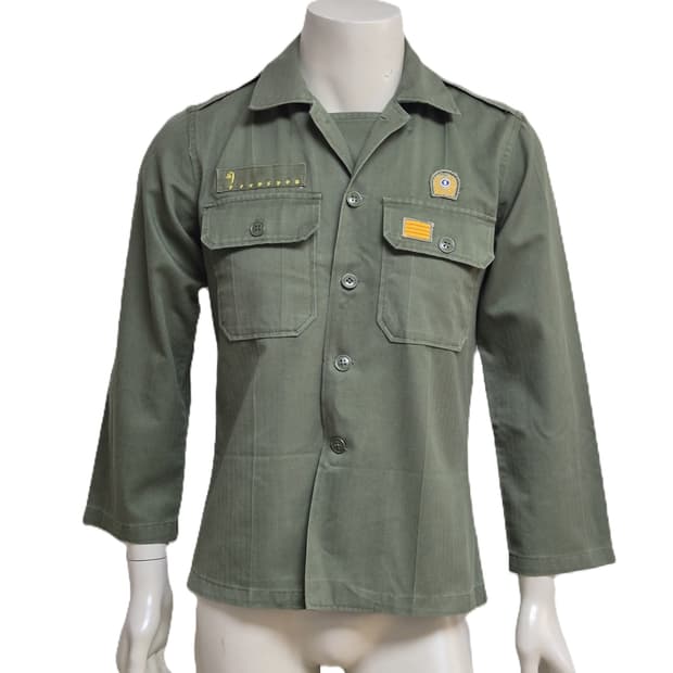 육군 구형 병장 민무늬 전투복 상의 자켓 (M)